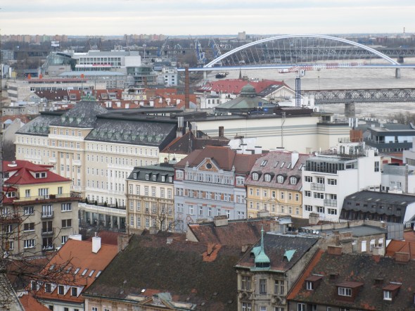 Panorami castello Bratislava