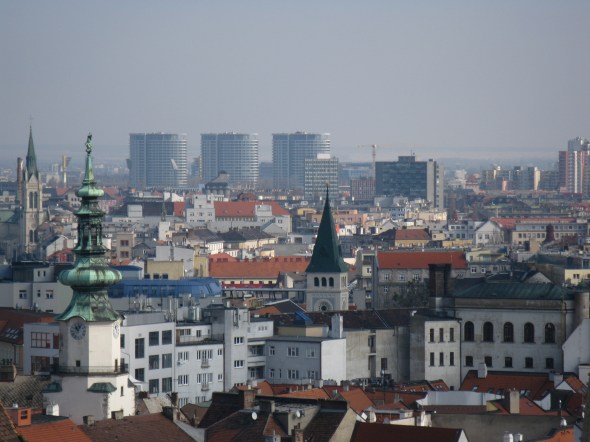 Panorami castello Bratislava