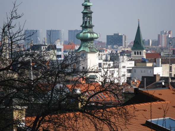 Panorami castello Bratislava